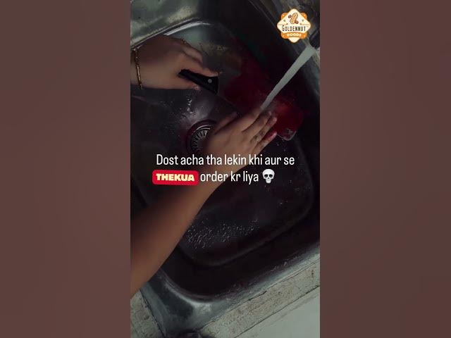 Video thumbnail for 🔪😅 Dost accha tha... #thekua #healthysnacking #funny