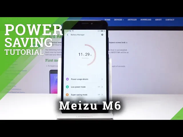 Video thumbnail for How to Enable Power Saving Mode in MEIZU M6 - Battery Saver