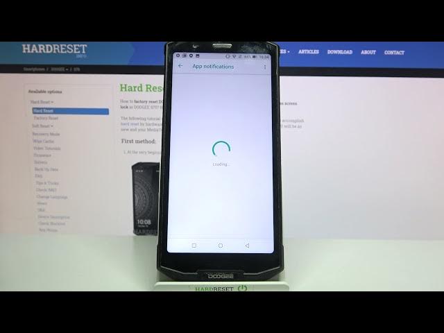 Video thumbnail for How to Turn On / Off App Notifications on DOOGEE S70 - Manage Notifications