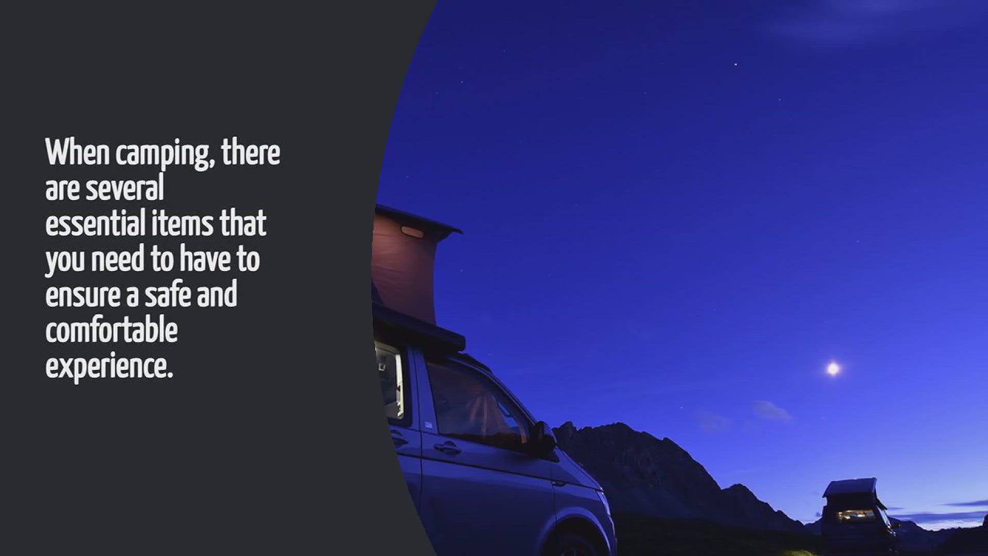 Video thumbnail for What Do You Need When Camping