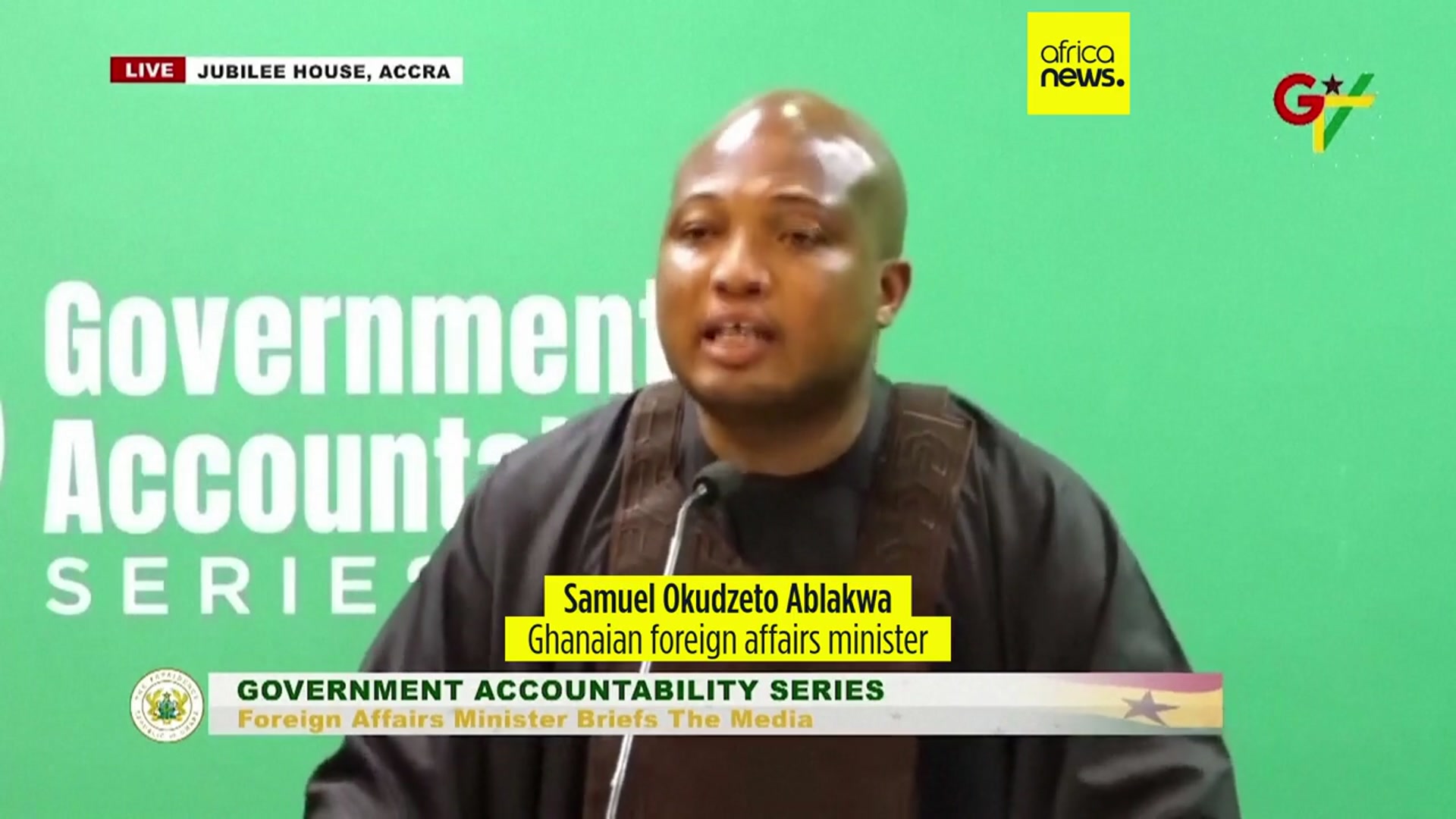 'Video thumbnail for Ghana says 14 people deported from US sent to Nigeria, Gambia'