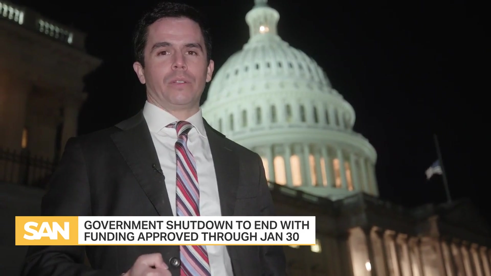 Video thumbnail for Government shutdown to end, House approves funding through Jan. 30