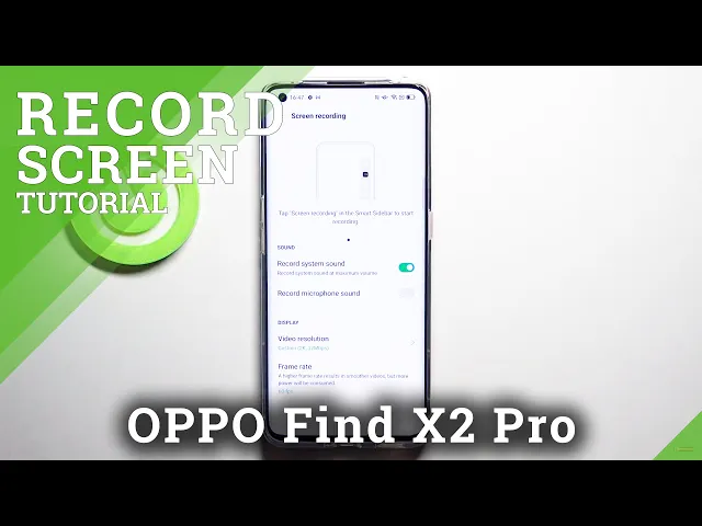 Video thumbnail for How to Change Sound Settings of Screen Recorder in OPPO Find X2 Pro– Set Up Screen Recorder