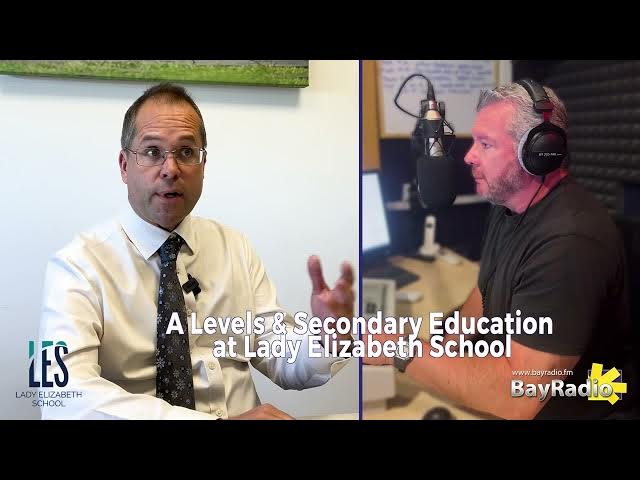 'Video thumbnail for A LEVEL and 6th FORM Opportunities at Laude Lady Elizabeth School | BayRadio'