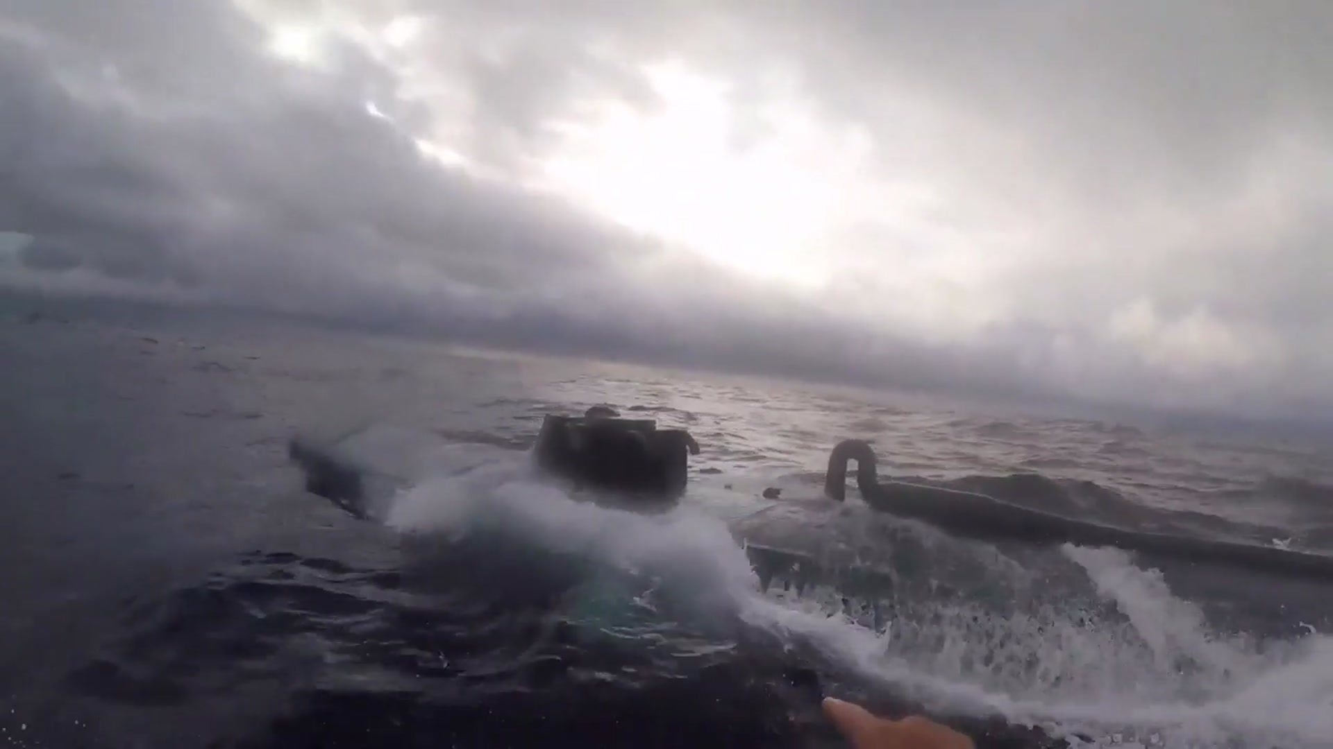 'Video thumbnail for Semi-Submersible Drug Smuggling Vessel Stopped (2019)'