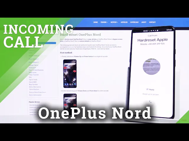 Video thumbnail for INCOMING CALL on OnePlus Nord – Hang the Call