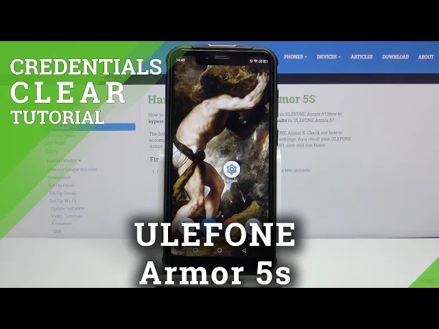 Video thumbnail for How to Clear Credentials in ULEFONE Armor 5s – Remove Credential Licenses