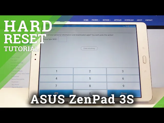 Video thumbnail for How to Factory Reset ASUS ZenPad 3S – Erase Data & Customized Settings