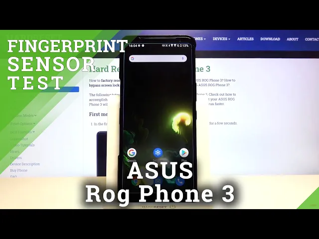 Video thumbnail for How to Fingerprint Sensor works with Screen Protector in ASUS ROG Phone 3? Tempered Glass