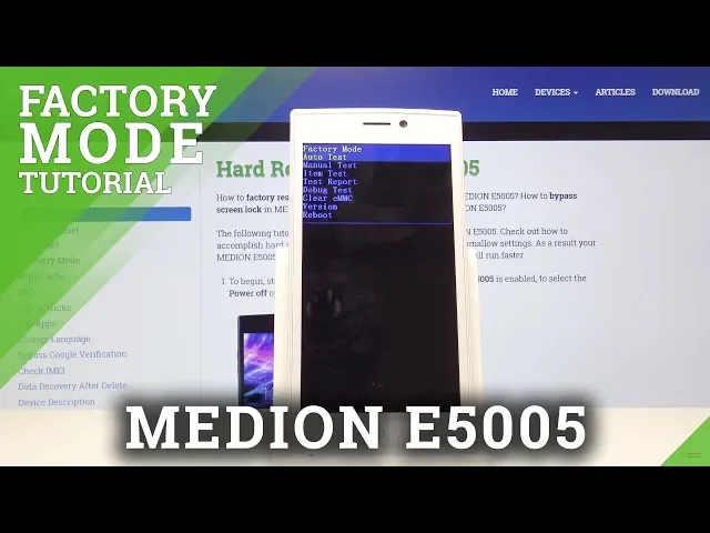 Video thumbnail for Factory Mode MEDION E5005 - Hardware Test
