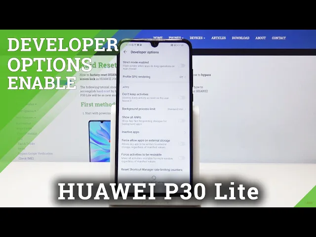 Video thumbnail for Developer Options HUAWEI P30 Lite - How to Unlock Developer Features