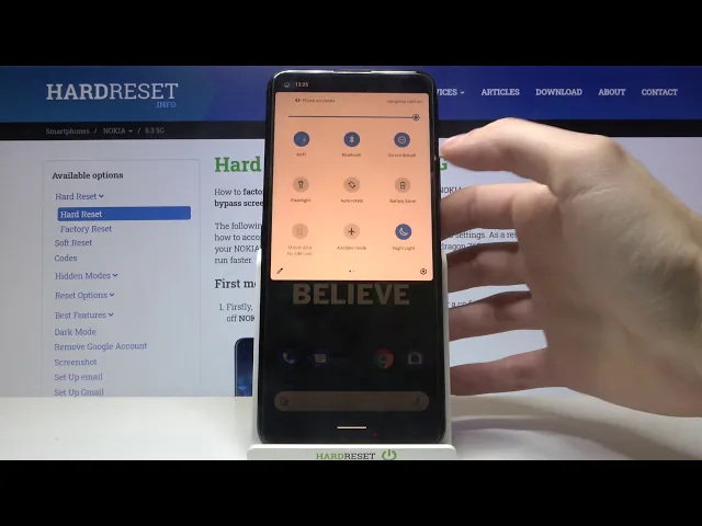 Video thumbnail for How to Activate Night Mode in NOKIA 8.3 – Brightness Intensity