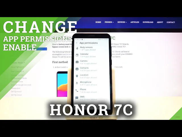 Video thumbnail for How to Manage Apps – App Permissions in HUAWEI Honor 7C