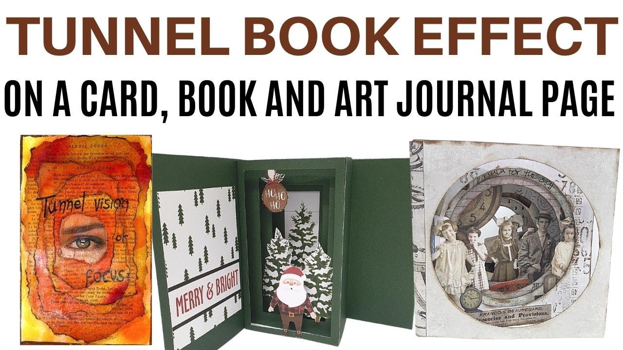 Video thumbnail for Tunnel Book Effect - Card, Book and Art Journal Page