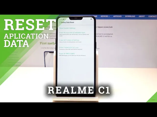 Video thumbnail for How to Reset App Data in REALME C1 - Erase Apps & Apps Data