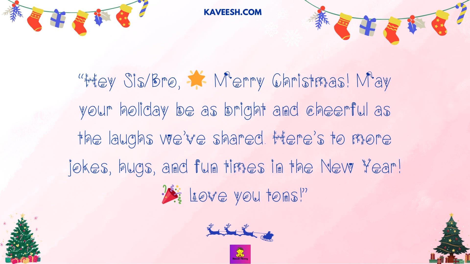 'Video thumbnail for Christmas Wishes for Siblings'