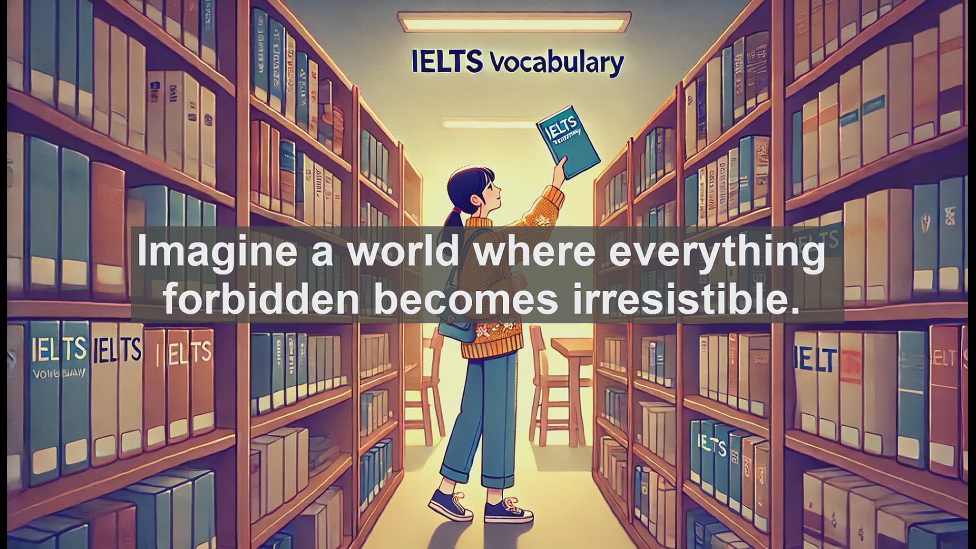 'Video thumbnail for 5000 Must Know IELTS 8.0 Vocabulary - IELTS Vocabulary: Understanding and Using 'Illicit''