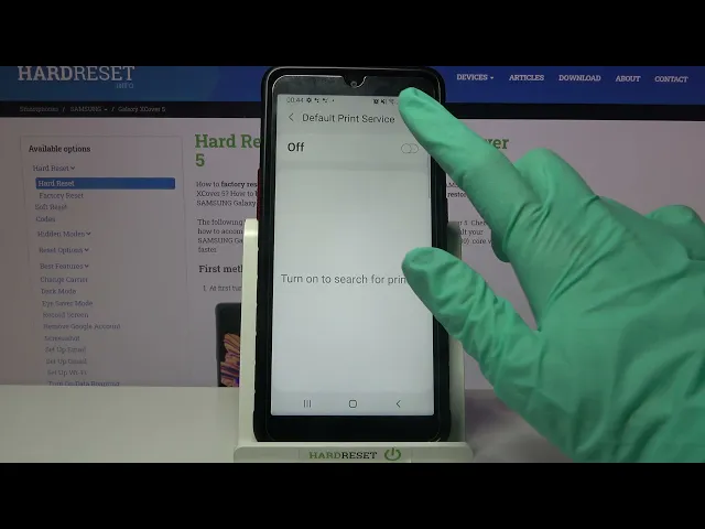 Video thumbnail for How to Connect Printer in SAMSUNG Galaxy XCover 5 – Allow Printer Settings