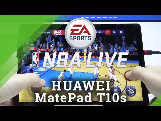 Video thumbnail for NBA Mobile on HUAWEI MatePad T10s – Gameplay Test