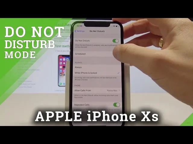 Video thumbnail for iPhone Xs DO NOT DISTURB / How to Enable Do Not Disturb in iOS