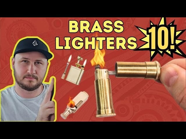 Video thumbnail for BOOM! 10 New UNIQUE Brass Lighters I'M KEEPING forever!