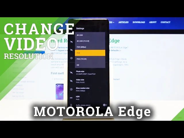 Video thumbnail for How to Change Video Resolution in Motorola Edge - Video Quality