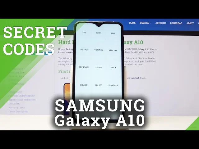 Video thumbnail for Special Codes for SAMSUNG Galaxy A10 - Hidden Features / Secret Options