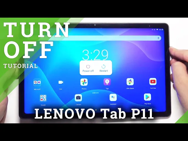 Video thumbnail for How to Switch Off LENOVO Tab P11 – Shut Down Tablet
