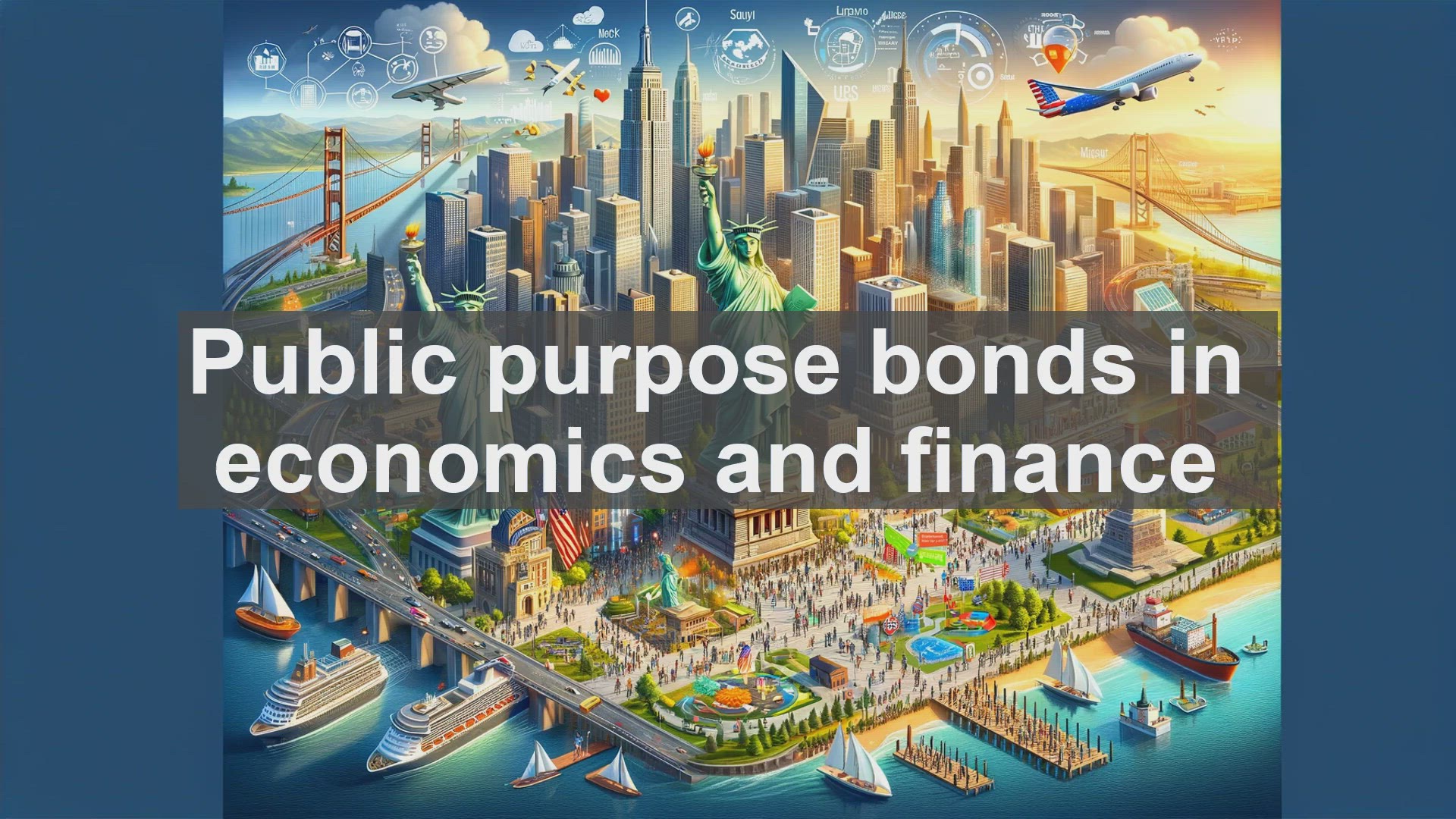 'Video thumbnail for Public purpose bonds in economics and finance'