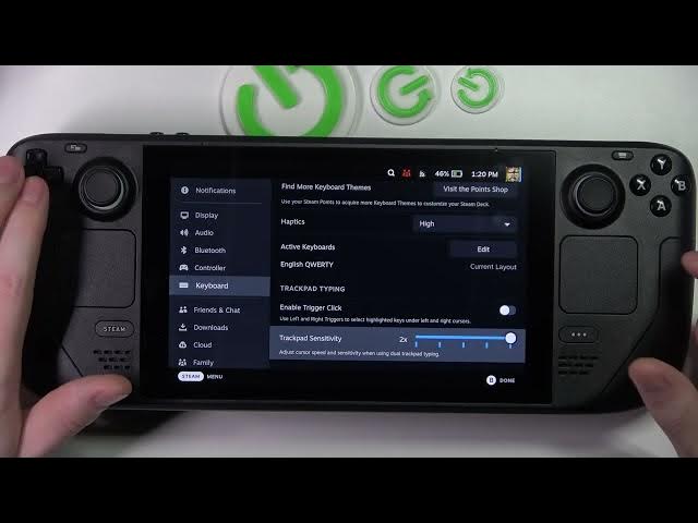 Video thumbnail for Steam Deck - How To Change Trackpad Sensitivity