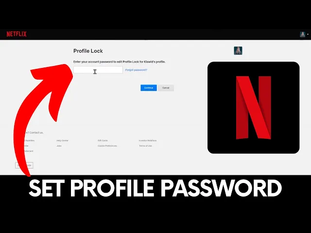 Video thumbnail for How to Lock Profile on Netflix - Set Password #netflix