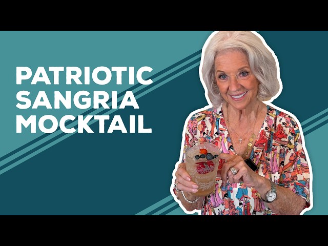 Video thumbnail for Love & Best Dishes: Patriotic Sangria Mocktail Recipe | Non-Alcoholic Labor Day Drink Ideas