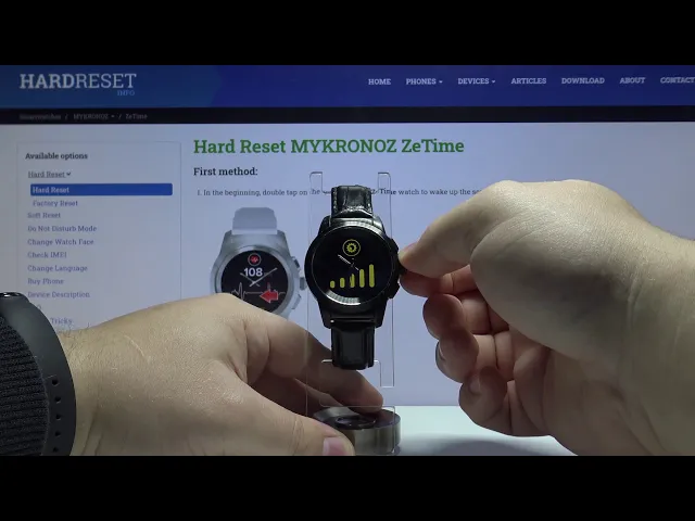 Video thumbnail for How to Change Screen Brightness in MYKRONOZ ZeTime – Display Settings