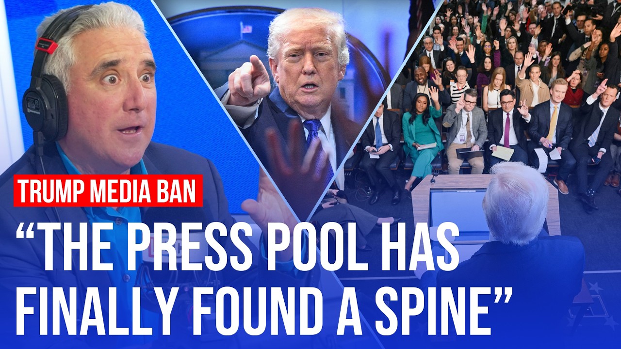 Video thumbnail for Major TV networks decline White House pool duties | Simon Marks reacts