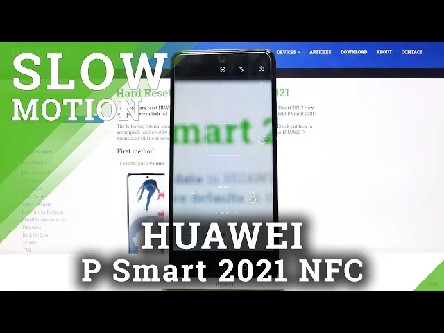 Video thumbnail for Huawei P Smart 2021 NFC - How to Record Slowmotion with Camera App