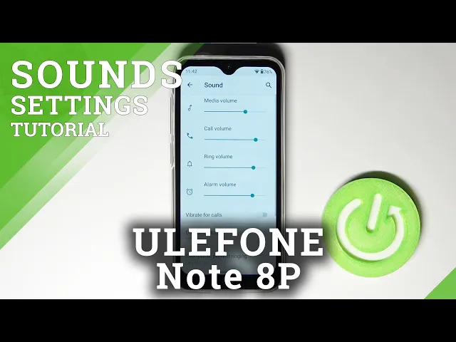 Video thumbnail for How to Manage Sound Settings – Change Sound Options on ULEFONE Note 8P