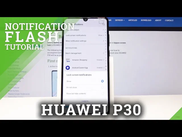 Video thumbnail for How to Personalize Notifications in Huawei P30 - Notification Content