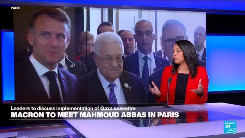 'Video thumbnail for Macron to meet Mahmoud Abbas in Paris to discuss Gaza ceasefire'