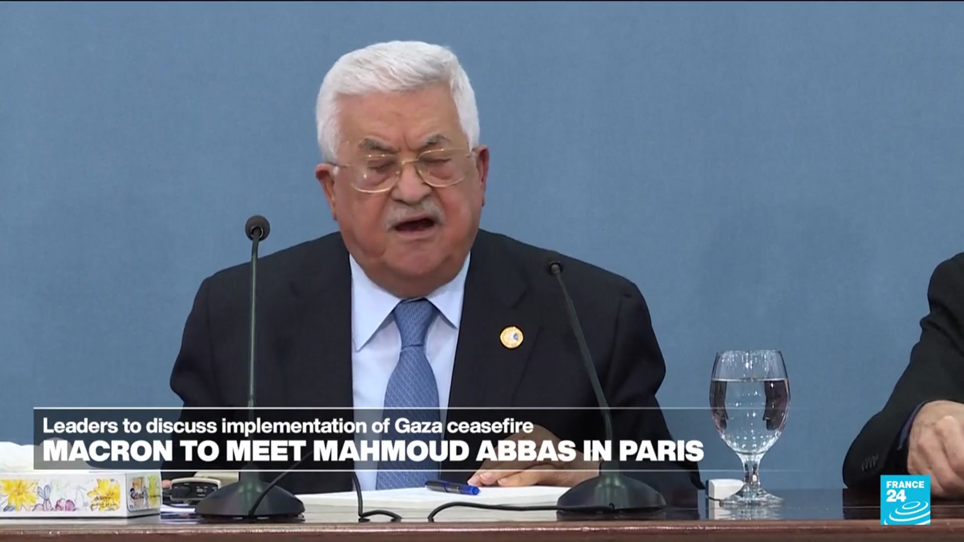 'Video thumbnail for Macron to meet Mahmoud Abbas in Paris to discuss Gaza ceasefire'