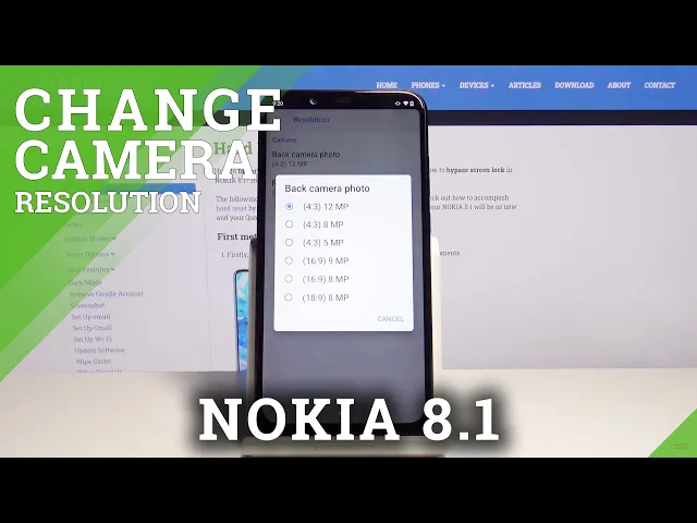 Video thumbnail for How to Change Photo Resolution in Nokia 8.1 – Image Quality