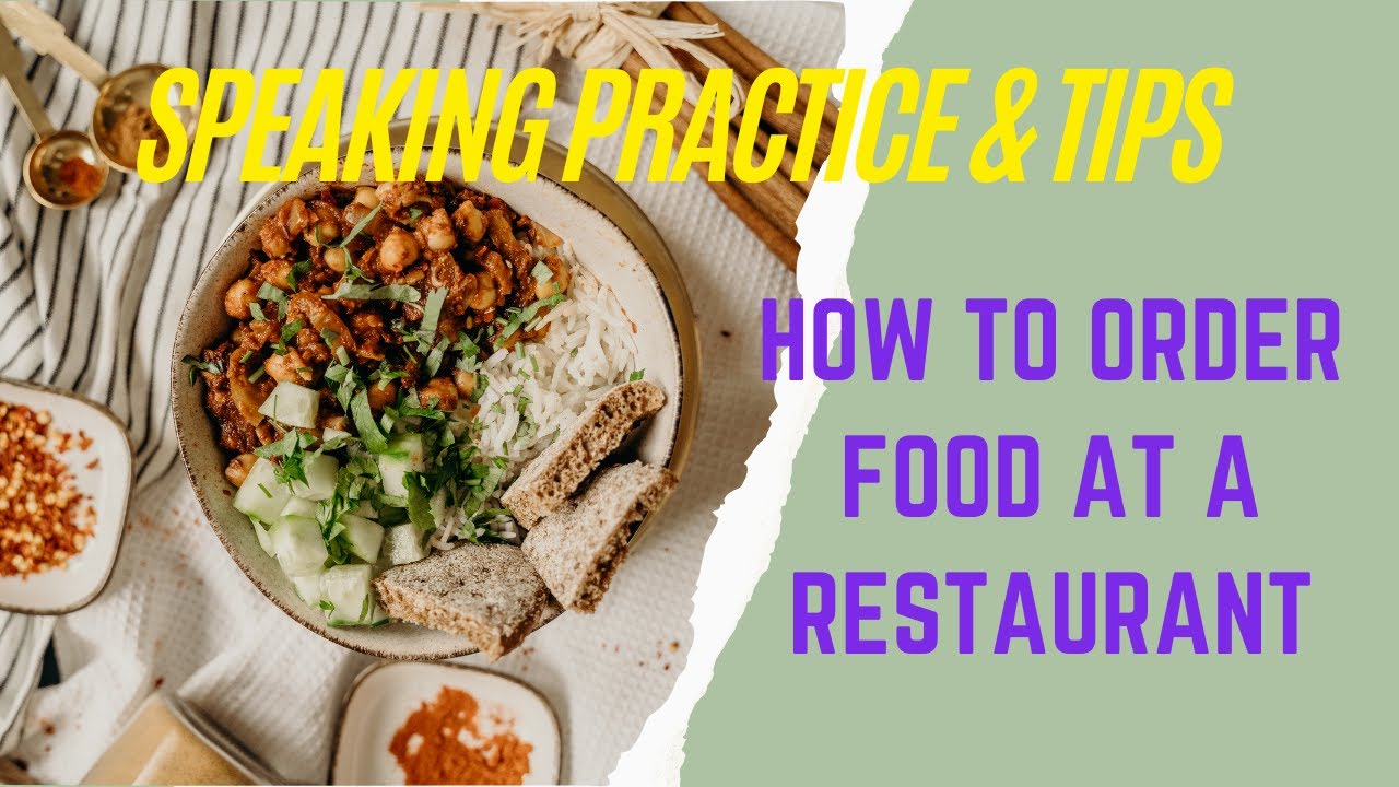 'Video thumbnail for How to Order Food in English at a Restaurant'