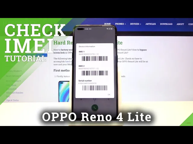 Video thumbnail for How to Check IMEI & SN in OPPO Reno 4 Lite – Find Special Device Numbers