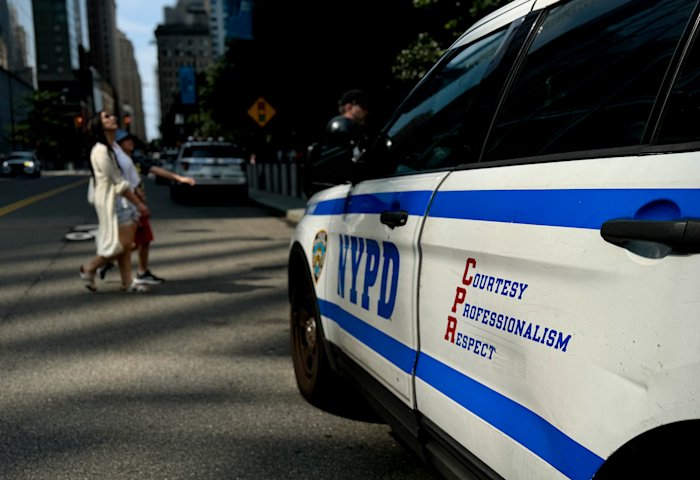 Video thumbnail for NYPD officer arrested, faces charges including burglary and evidence tampering