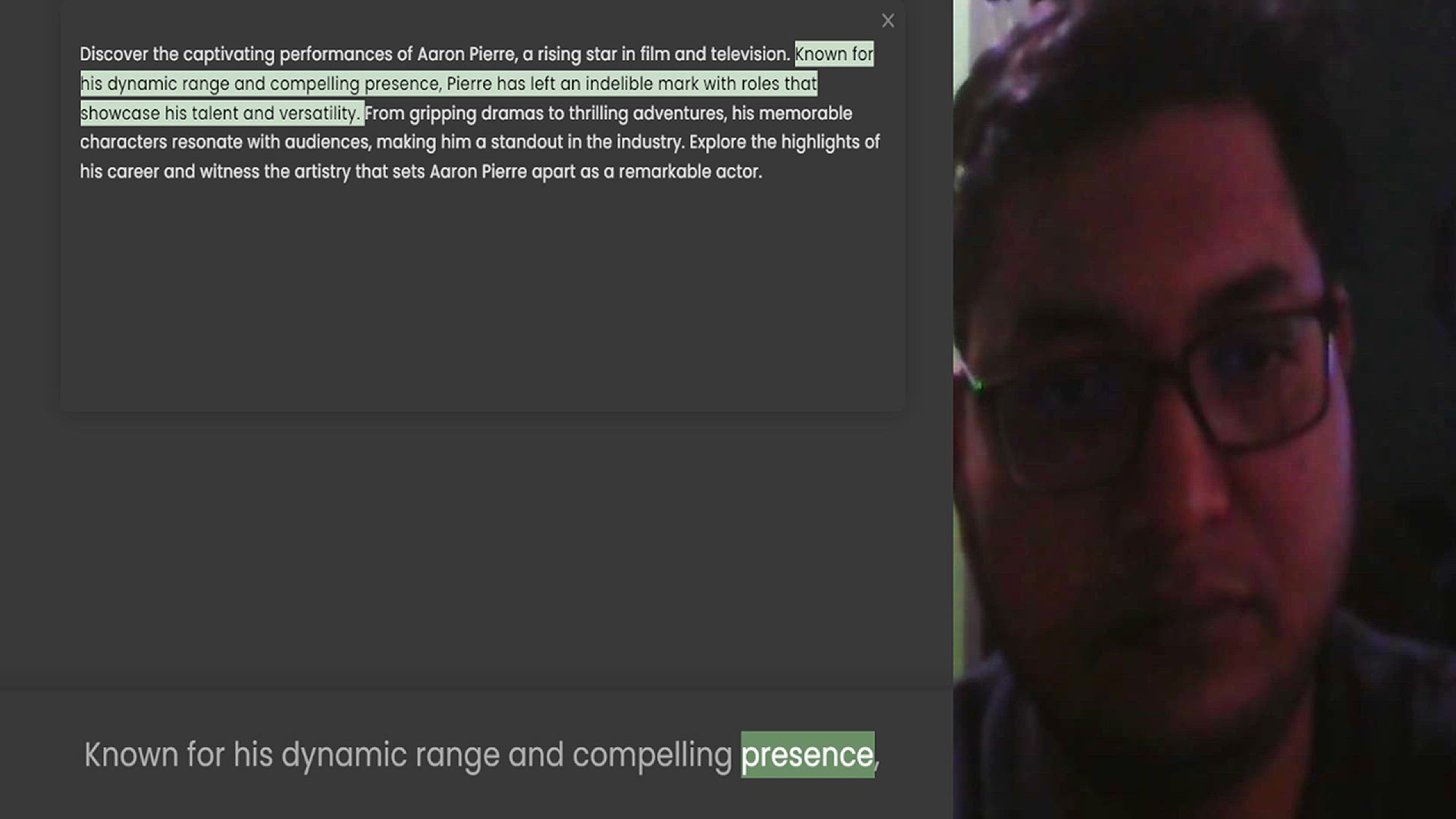Video thumbnail for Discover the captivating performances of Aaron Pierre, a rising star in film and television. Known for his dynamic range and compelling presence, Pierre has left an indelible mark with roles that showcase his talent and versatility. From