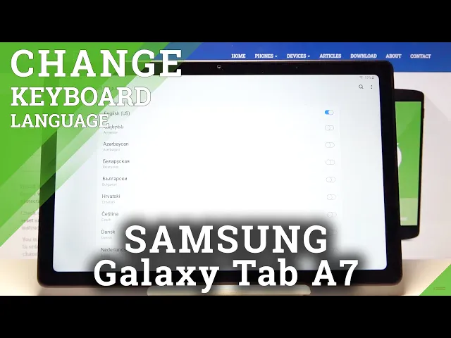 Video thumbnail for How to Change Keyboard Language in SAMSUNG Galaxy TAB A7 2020 – Language List