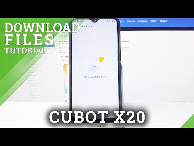 Video thumbnail for How to Find Files on CUBOT X20 – Open Downloads
