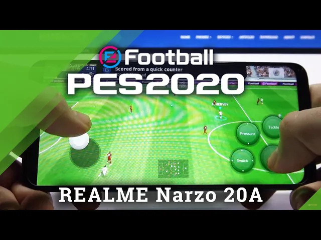 Video thumbnail for Pro Evolution Soccer Gaming Checkup on Realme Narzo 20A – PES on Mobile Version