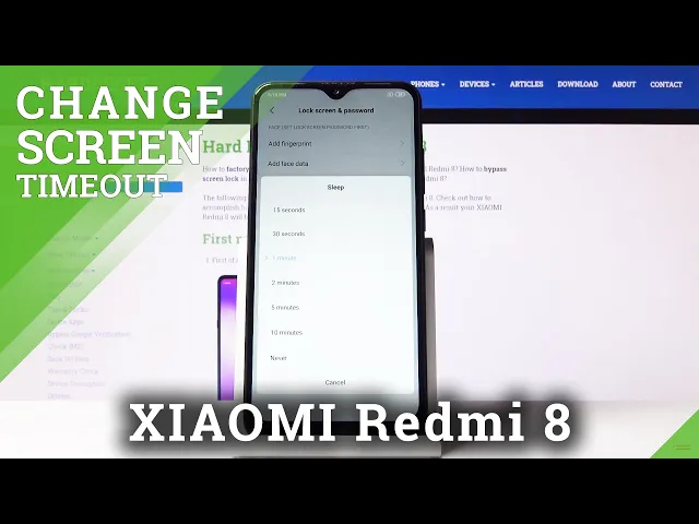 Video thumbnail for How to Personalize Screen Timeout in XIAOMI Redmi 8 – Set Up Sleep Time