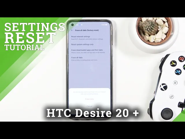 Video thumbnail for How to Factory Reset in HTC Desire 20 + - Erase All Data & Customized Settings