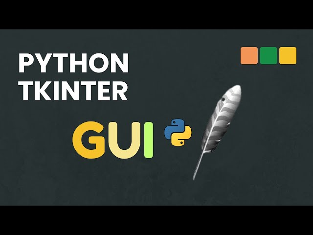 Video thumbnail for Learn how to build powerful desktop apps using Python and Tkinter  ( Python Tkinter Ep.01 )